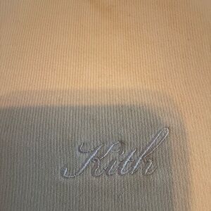 Kith Beige Ribbed Knit Top sweater